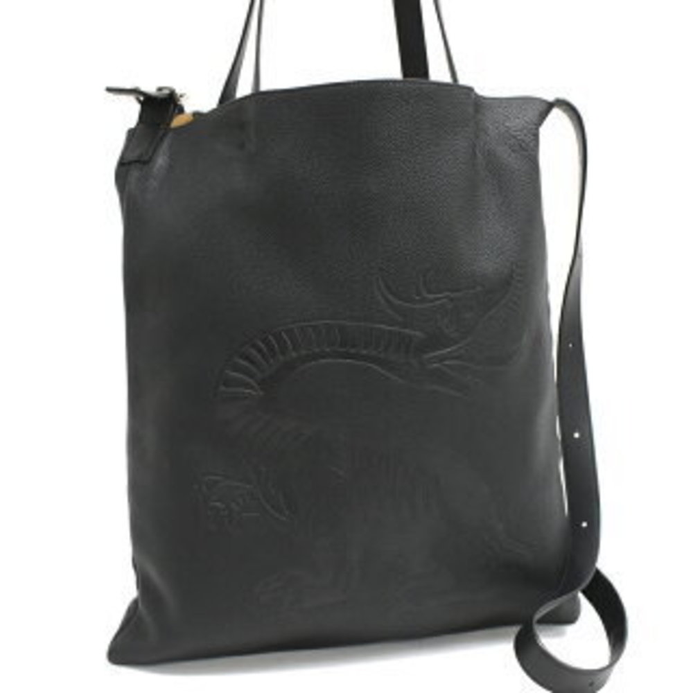 Loewe Shoulder Bag Black Leather William Morgan Collection